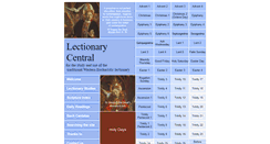 Desktop Screenshot of lectionarycentral.com